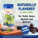 ビタミンD3 1000 IUのグミとカルシウム500mg | 毎日のサプリメント | 骨の強さ、成長、歯 | 大人、ティーン、子供向け | 自然な果実味のビタミンGummy