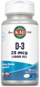 KALのビタミンD3 1000のIUのSoftgels (25のmcg)、ビタミンDの活動的な形態、カルシウム吸収、骨の健康、免疫サポート補足、液体は大豆なしで、100のサービング、100のSoftgels満たされたActivGelを満たしました