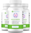 ベンの自然な健康の心及び記憶補足、Rhodiola、緑茶、クローブ及びケルセチン、90のカプセル、3のパックが付いている向知性脳サポート