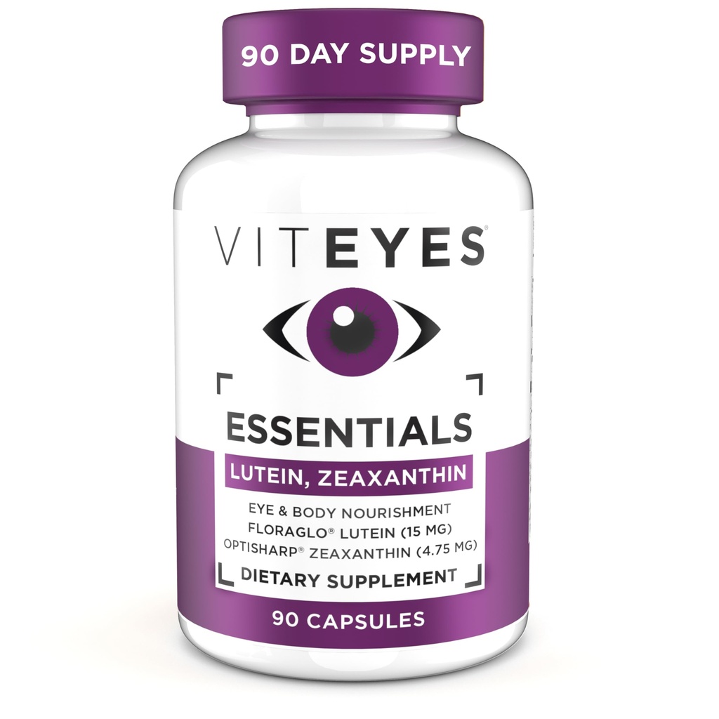 Viteyes エッセンシャル 目の健康の食事療法の補足、Macularサポート、90のカプセルのためのルテイン及びゼアキサンチン
