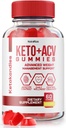 NutraRize KetoKandies Keto+ACV を KetoKandies Keto+ACV 重量損失、最大強度サプリメント、Gomitasレビュー(60ガミー)のグミー