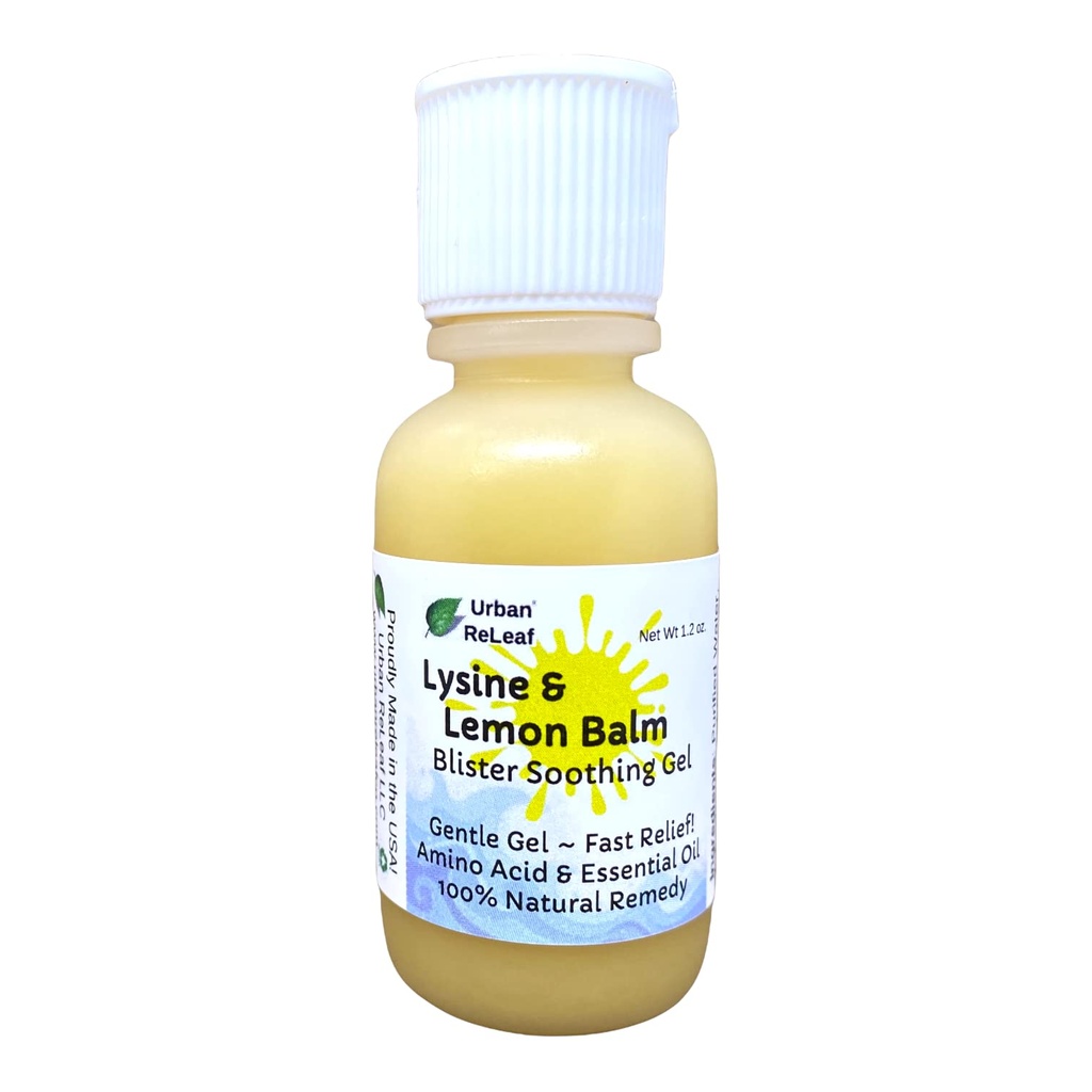 Urban ReLeaf Lysine & Lemon Balm Blister Soothing Gel! 速い乾燥、100%ナチュラルヘルプ!