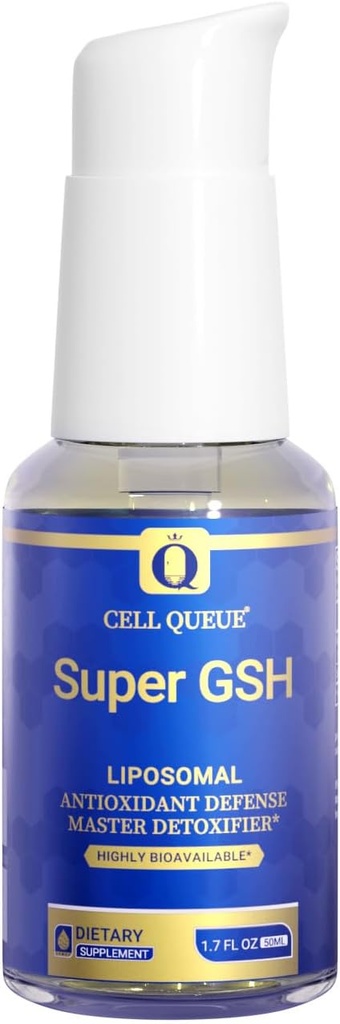 Liposomalのグルタチオン-免疫サポート、レバーのデトックス及び健康な老化のための液体のグルタチオンの補足-酸化防止防衛-優秀な吸収、1.7のflのoz