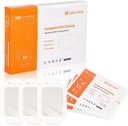 EalionMed の透明なドレッシング、傷の包帯、付着力のパッチ、4" x 4.75」、50 のパック、明確、通気性、快適、シャワーの盾、入れ墨の包帯