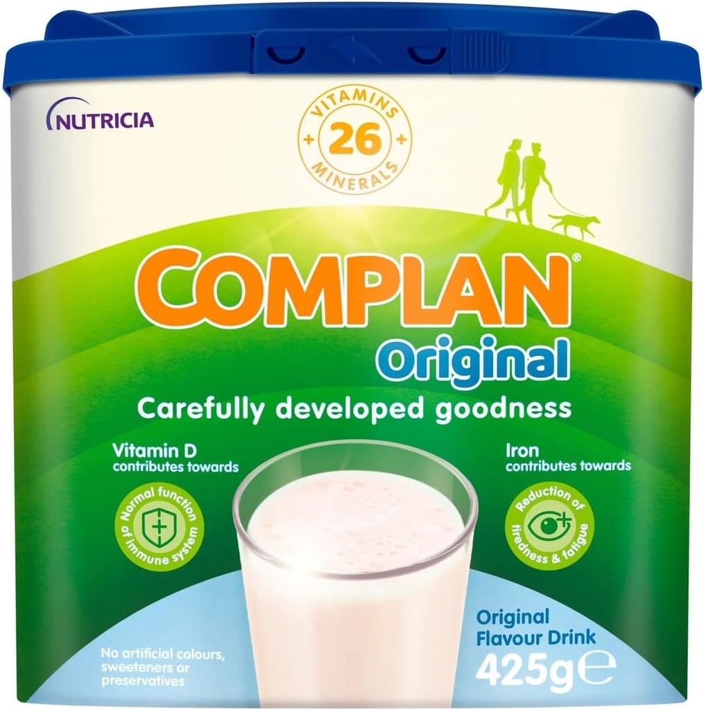 Complan Nutritiousのビタミンの豊富な飲み物の元の味425g 7-8のサービング