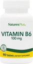 Natures PlusビタミンB6 100mg - ベジタリアン、グルテンフリー - 90錠、90便