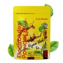 PowderVitamin の電解物の粉のプラス (100 のサービング) Unsweetened の黒い茶電解物の粉の Keto、SugarFree、ピンク Himalayan の塩、1000mgPotassium、150mgCalcium、150mgMagnesium、Hydration の粉無し STEVIA