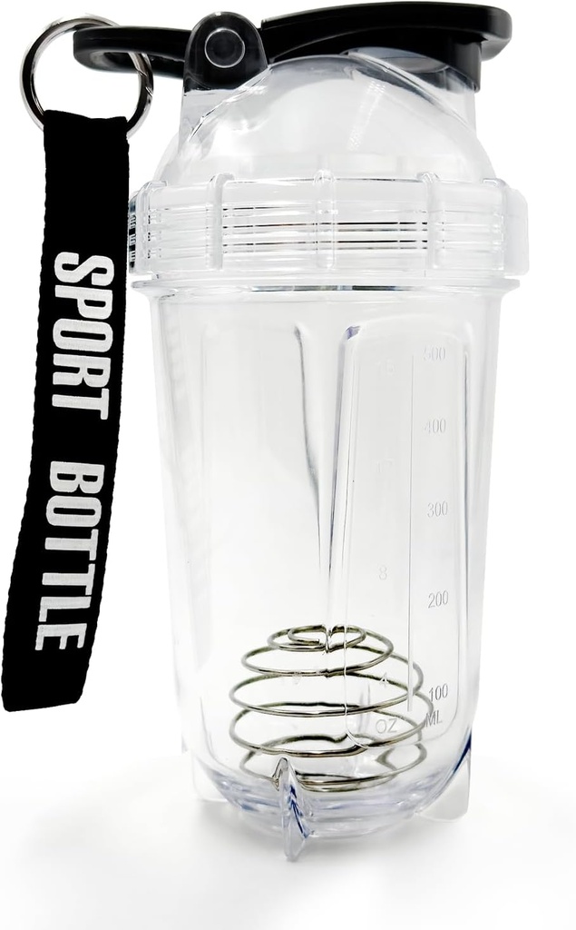 ミキサーのシェーカーのびん、500ml/16ozのディッシュウォッシャーの金庫、Shatterproofのポータブルのプレワークアウトのウィーの蛋白質の飲み物のコップ、ミックスのカクテル シェイクス、男性女性のための贈り物、大人のための白い象の贈り物