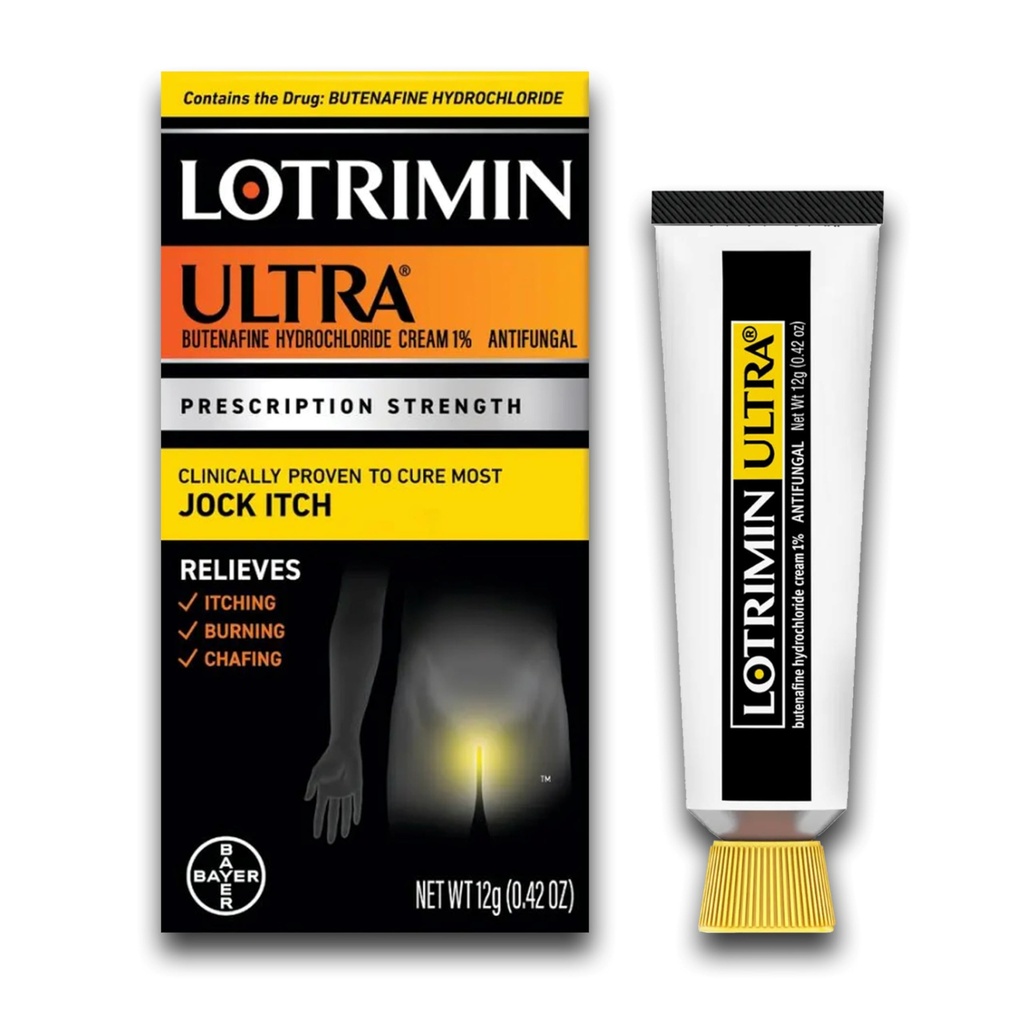 Lotrimin Ultra Jock Itch Cream - Jock Itch、0.42 Ounce(12グラム)の強力なbutenafine塩酸塩処理(パッケージ5月 Vary)