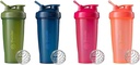 BlenderBottle 2パック28オンスのプロテインシェイクとプレワークアウトのための古典的なシェーカーボトル、モス/モーズと海軍/ネイビーとすべてのピンクとサンゴ