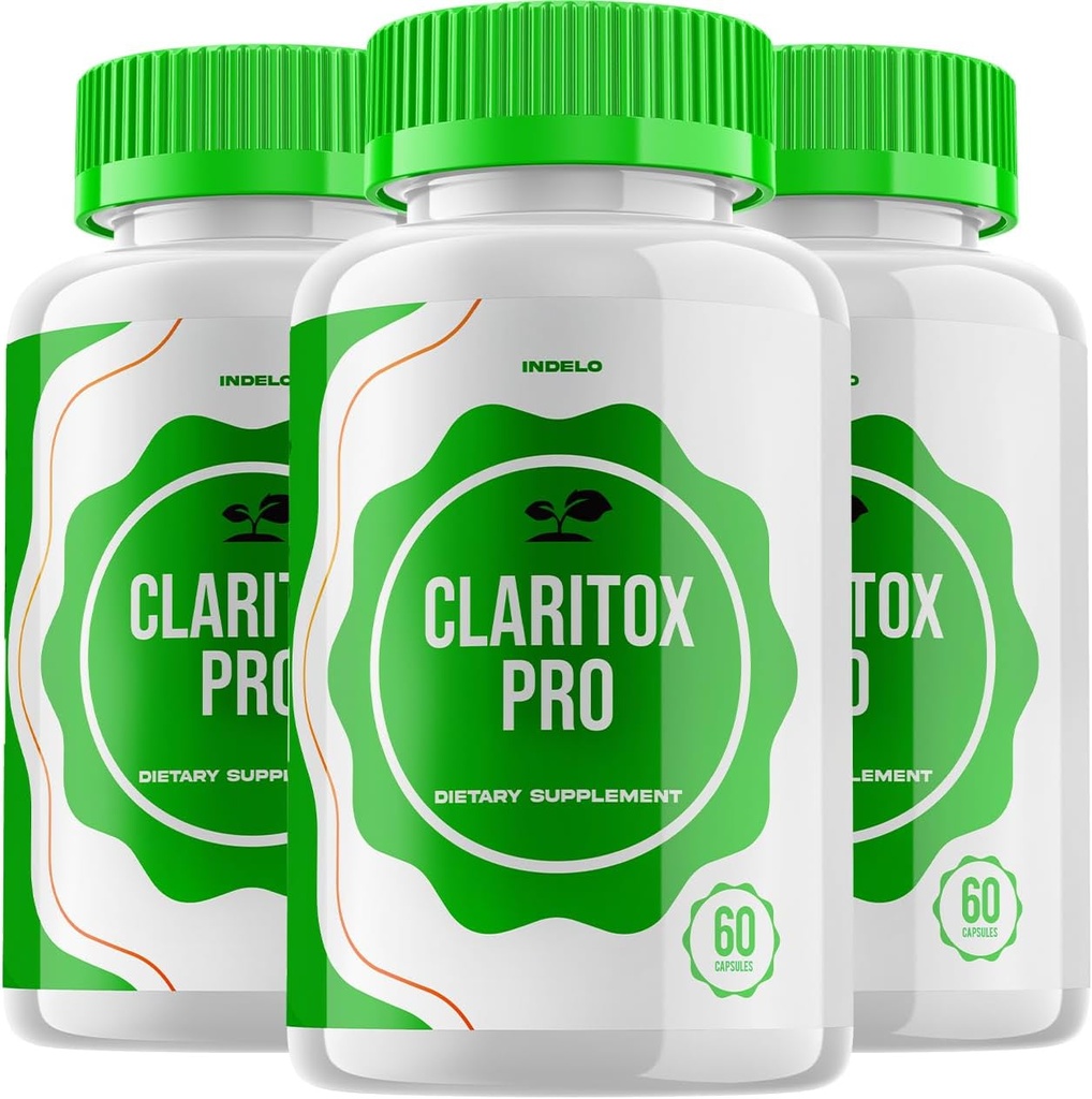 (3パック) Vertigoカプセル用Claritox Pro、Vertigoレビュー用Claritox Pro、Vertigoサポート用ClaritoxPro 補足 最大強度向向性式Pills Claritox Pro(180カプセル)