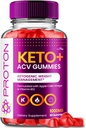 VIVE MD Proton Keto ACV Gummies の高度の重量管理、蛋白質 Keto ACV Gummies、Apple Cider Vinegarの補足1000mg、Proton Keto+ACV Gummies レビュー(1パック)