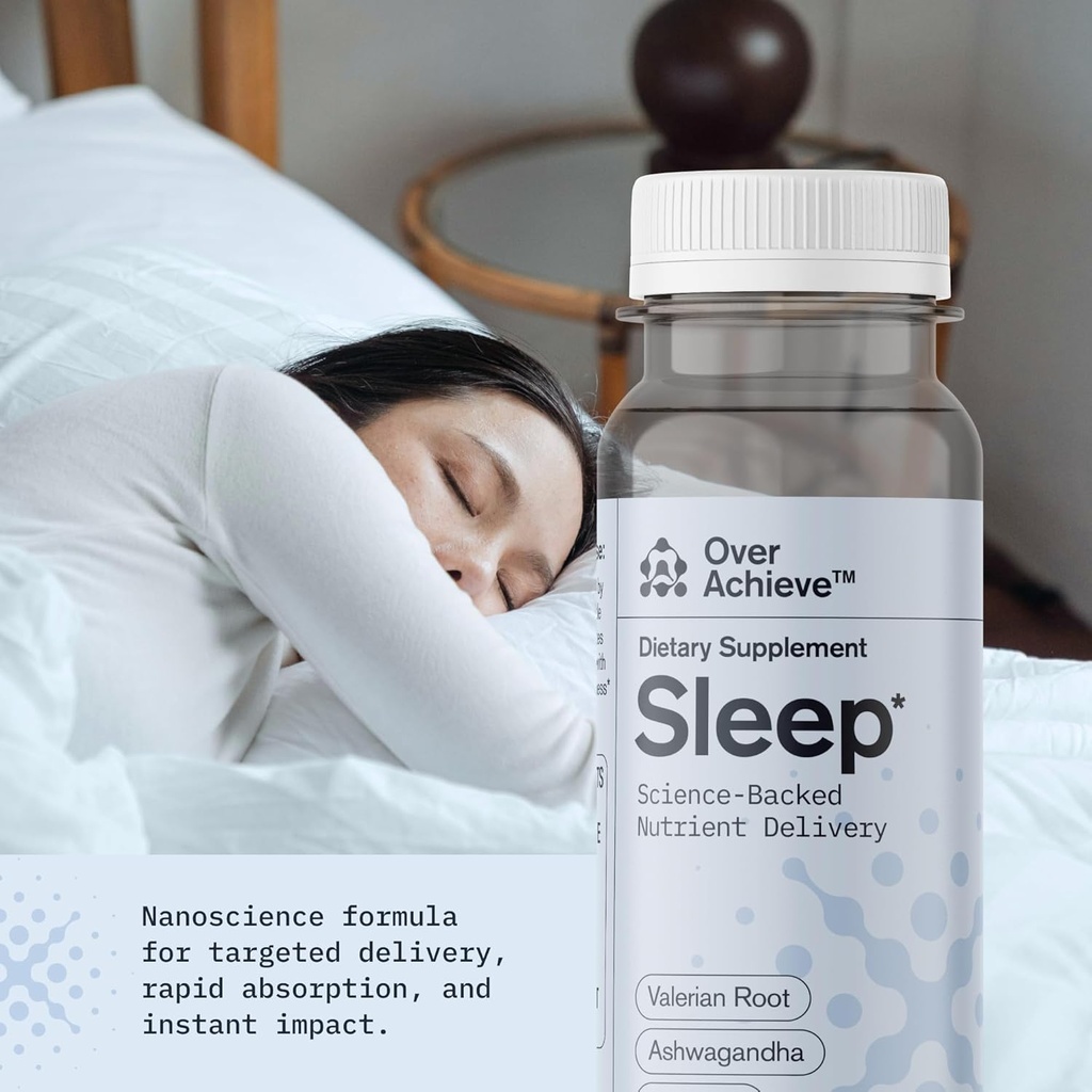 アドバンストナノサイエンス技術、3パック、ストレスカミングリラックスドリンク、睡眠補助ドリンク、キノコサプリメントドリンク、2オンスショット