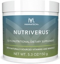 NutriVerusのGlyconutritionalの補足、自然に源を付けられたビタミンA、ビタミンC、ビタミンBの複合体およびビタミンDの5.3oz/150g。酸化防止剤の補足で豊富で、免疫サポート補足を促進します