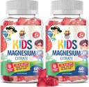 子供のためのマグネシウムのグミー - 100mg - カルシウムマグネシウムの咀嚼 - マグネシウムのクエン酸塩の泥棒及び筋肉サポートのためのChewable補足 - 2Pack
