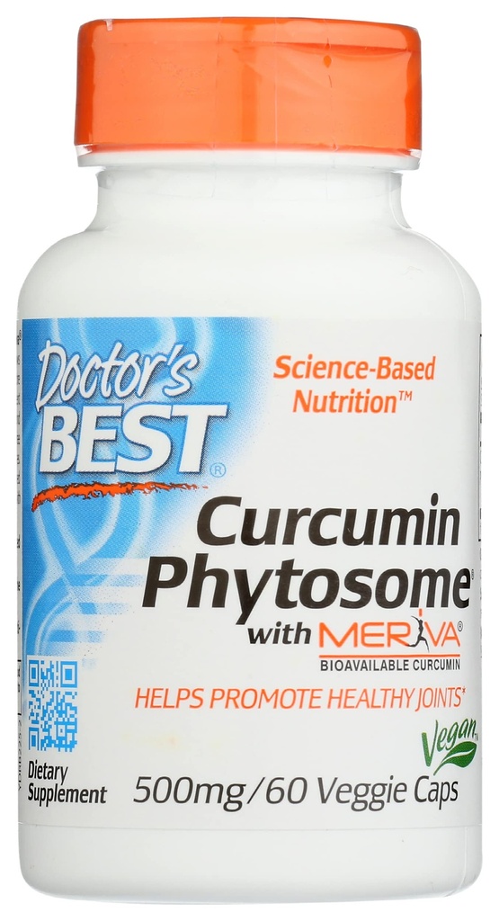 医師 ベスト クルクミン Phytosome と メリバ, 非GMO, ビーガン, 60 Veggie カプセル (パック 1)