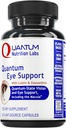 Quantum Nutrition Labs Eye Support - 目の健康ビタミン、ルテイン、ゼアキサンチンアイサプリメントは、大人とシニアのために、Macular Healthをサポートし、BilberryとCarrotが含まれています - 60ベジタリアンカプセル