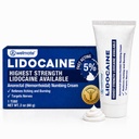 WELMATE - 5%のリドカインのNumbingのクリーム、2oz (60g) - 最高の強さのリドカインのクリーム - Hemorrhoid救助 -外的な使用麻酔薬、ビタミンE -子供の抵抗力がある- Topicalのスキン ケア