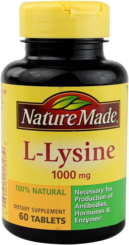 性質は余分強さL-Lysine 1000のmgのタブレット、蛋白質の統合のための60の計算をしました(3のパック)