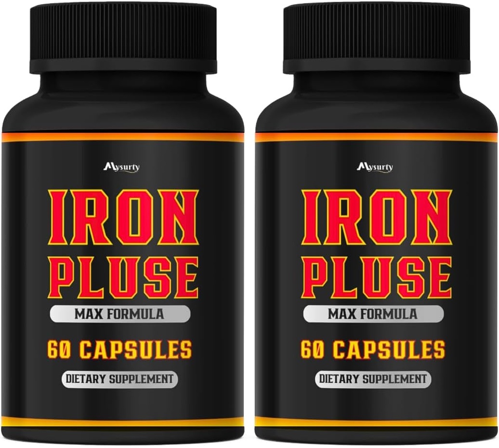 (2 パック) IronPulse のカプセルの最高方式、 IronPulse の最高のサポート カプセル、鉄の脈拍の丸薬、鉄の脈拍サポート 丸薬、2 のパック