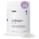 VERISOL® Hydrolyzed コラーゲンペプチドタイプ I&III ビタミンC、Hyaluronic 酸、ビオチン、Q-ACTIN® | 滑らかな肌、厚手の髪、強い爪と関節の健康のための非風味のプロテインパウダー | 30 サービング