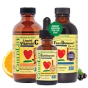 CHILDLIFE ESSENTIALS免疫サポート3パック - 液体ビタミンC、ファーストディフェンス、Echinacea - 乳児、乳幼児の免疫ブーストサプリメント