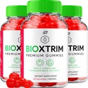 BioXtrim ACVのグミーの補足-生物XのトリムKeto + ACVのグミーのApple Cider Vinegar 1000MGのBioxtrim Ketoのグミー レビュー、ビタミンB12 (3のパック- 180のグミー)