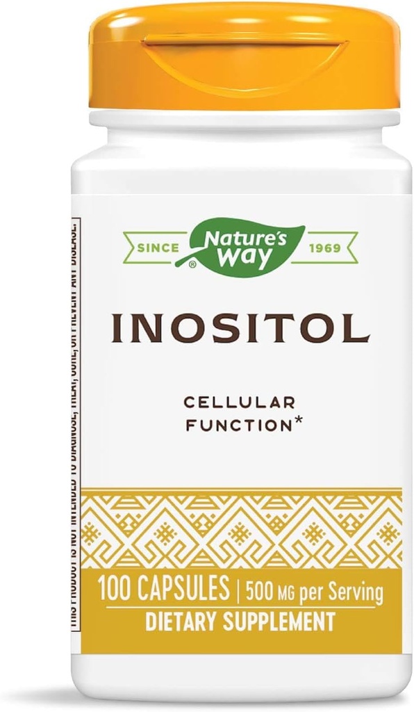Nature's Way Inositol、500 mg /サービング、100カプセル