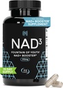 HPN NAD +ブースター - ニコチンアミドリボシド代替(NAD3)男性と女性のための | アンチエイジングNRF2活性化剤、便宜あたりの312 mg - 長寿と細胞の健康のための自然エネルギーサプリメント、30ベジギーピル