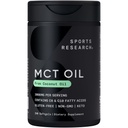 ココナッツオイルからスポーツリサーチKeto MCTオイルピル | バーン&ボディ用Keto燃料 - 非GMO検証済み、大豆&グルテンフリー液体ソフトジェル(240カウント)