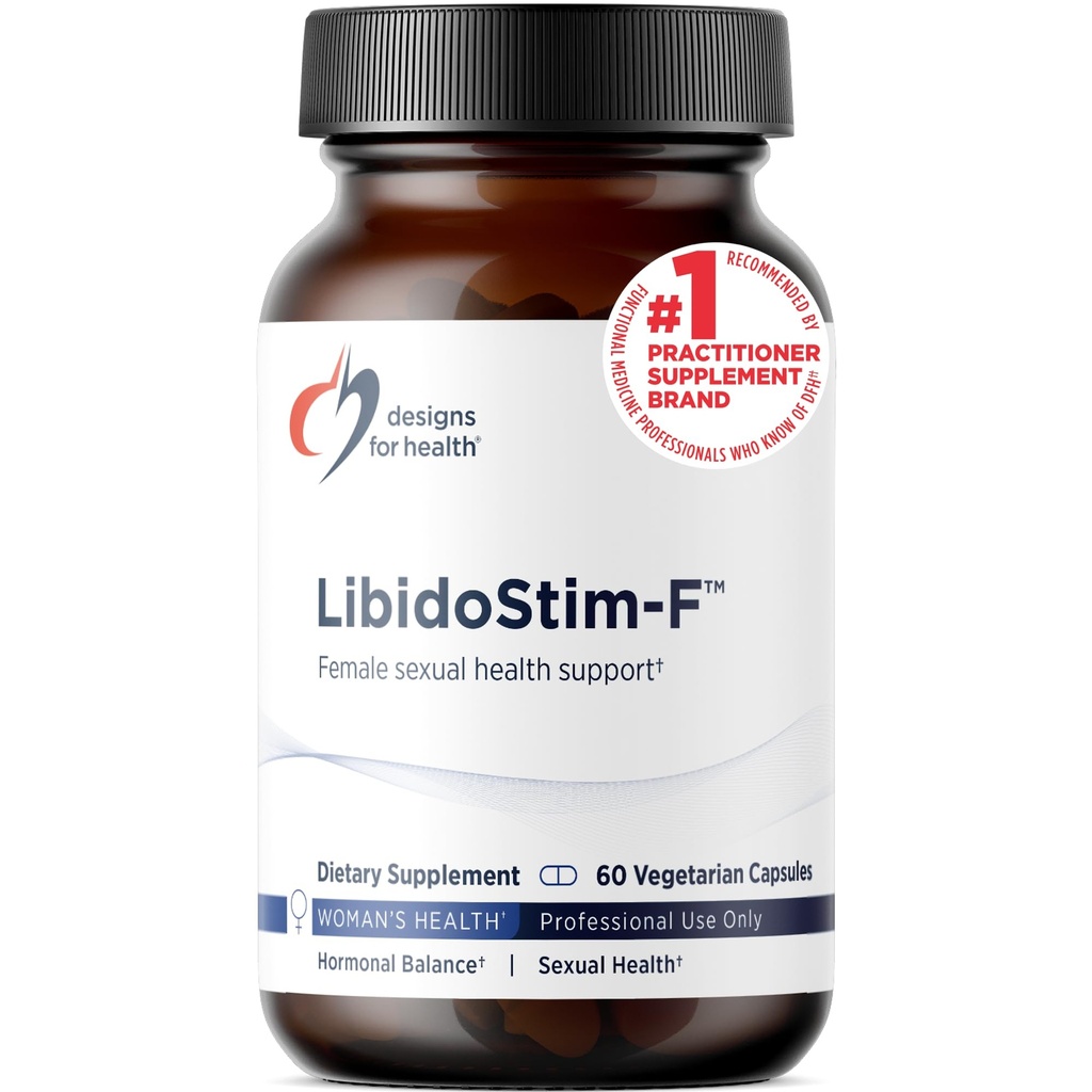 健康リビドーStim-Fのためのデザイン - トリビュラス、DHEA + Ginkgo Bilobaの女性のためのフォーミュラ - 非GMO + Soy無料女性健康サポートサプリメント(60カプセル)