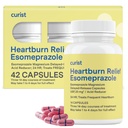 Curist Esomeprazole 20mgカプセルの遅れたRelease - Heartburnの救助のための酸の還流の薬- 42の計算のカプセル-酸の還流の救助