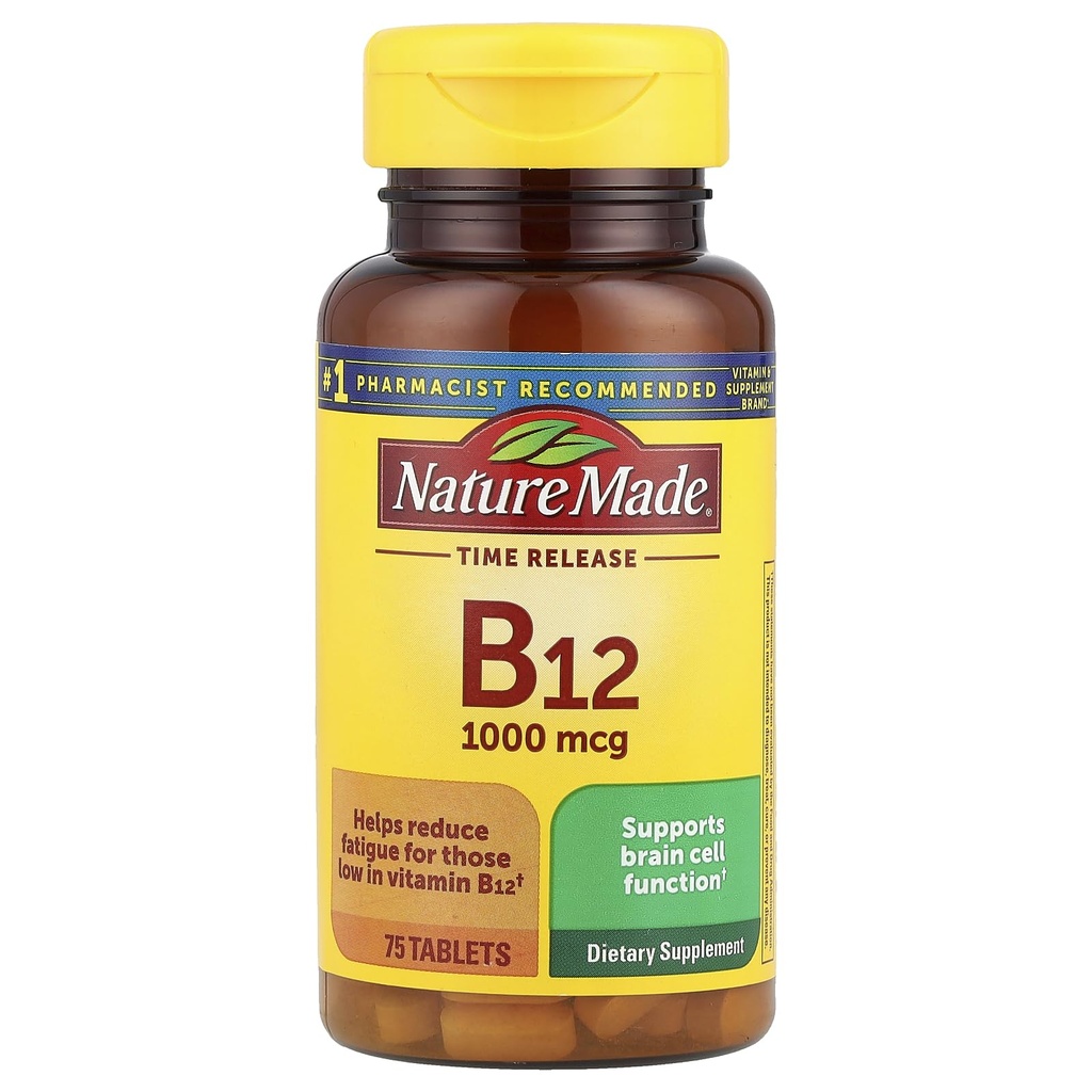 ネイチャーメイド、ビタミンB-12 1000mg、75カラット