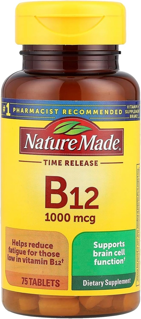 ネイチャーメイド、ビタミンB-12 1000mg、75カラット