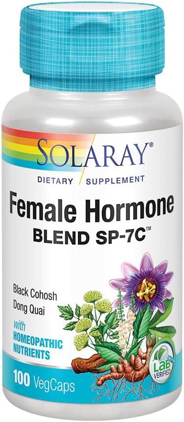 Solaray - 女性ホルモンブレンドSp-7cブラックコホッシュ、100カプセル