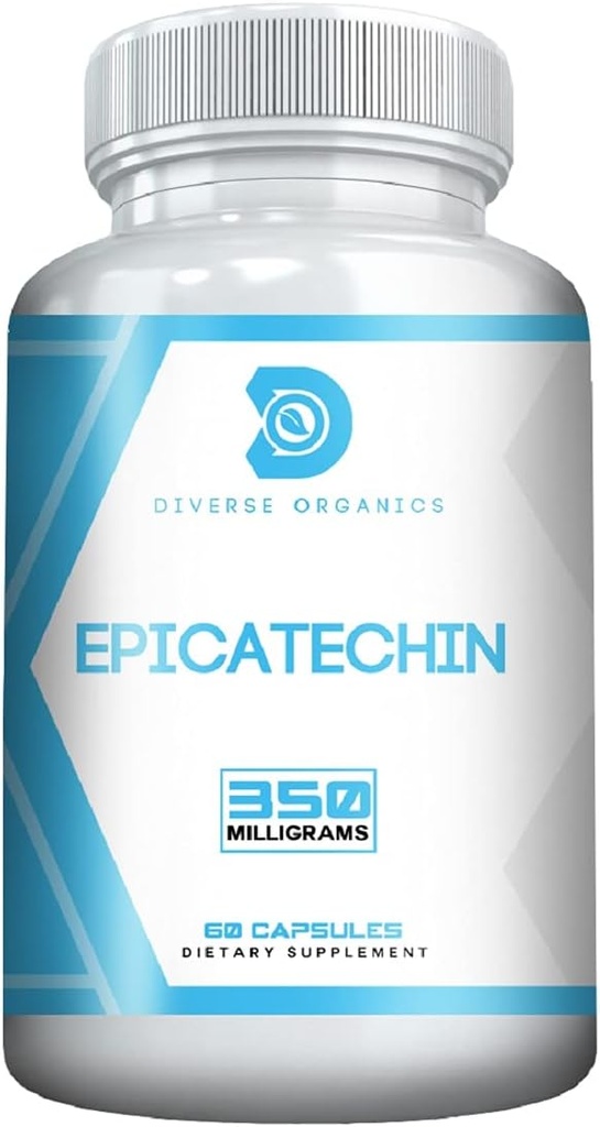 EPICATECHIN - 350 MGS PER Serving - 60 Servings - May Increase Performance - May Increase Protein Synthesis - by Diverse Organcis