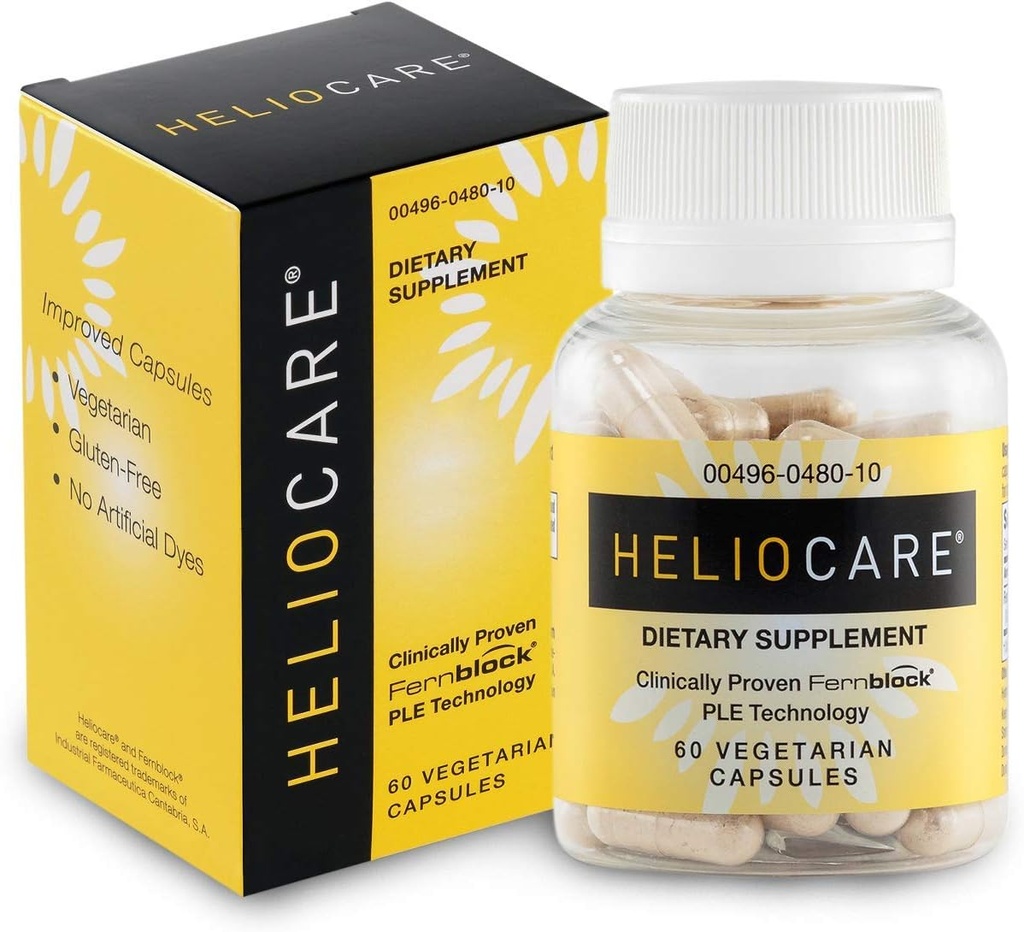 Heliocareの酸化防止方式のカプセル60のカプセル(2のパック)