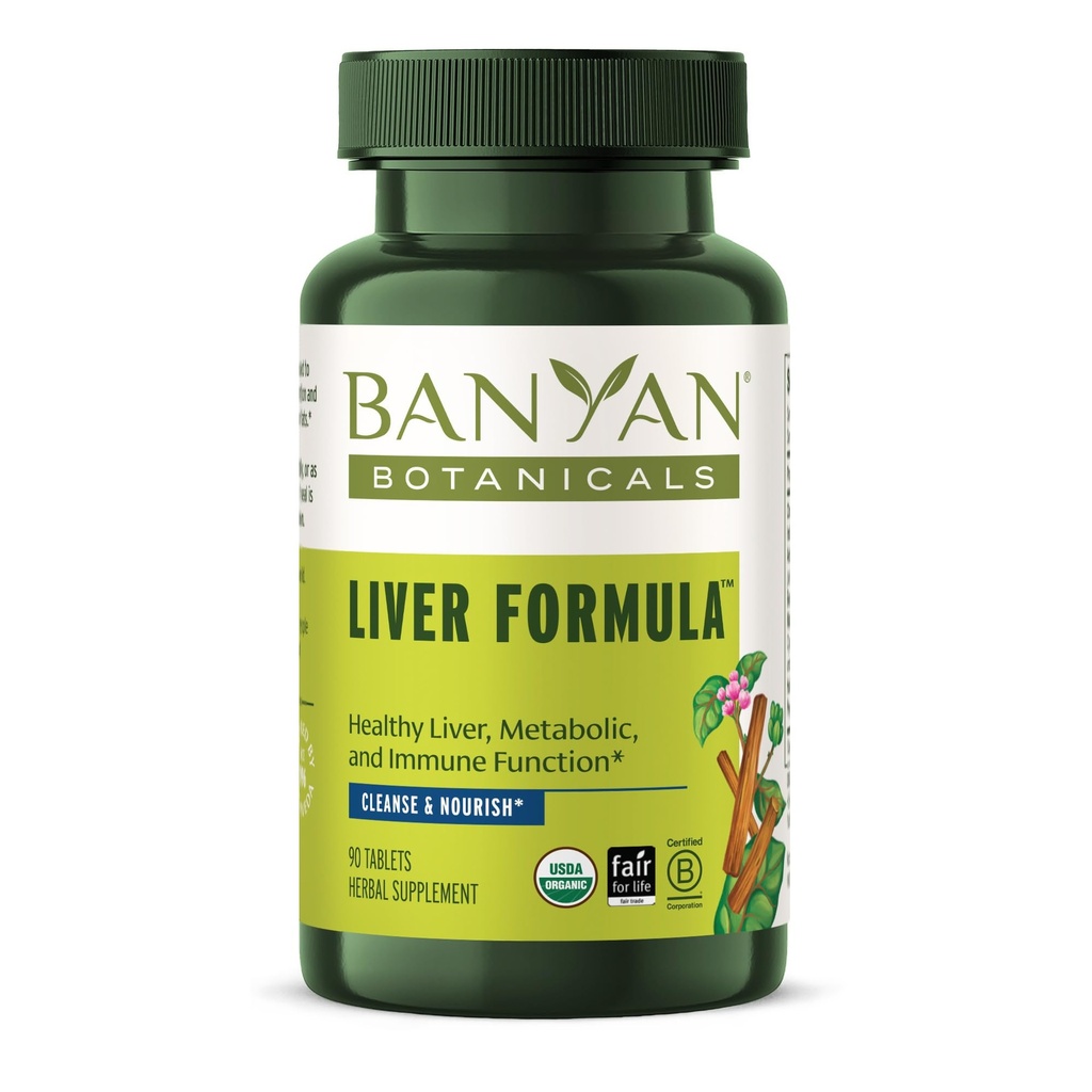 Banyan Botanicals Liverフォーミュラ - USDA Organic、90錠 - ブレターハーブをDetoxify The Liver & Gallbladder*