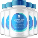 GumAktiv Capsules All Natural Care for Teeth and Gums, GumAktiv Pills Dental & Gum Health Formula Extra Strength, Vitamin and Minerals Overall Oral Protection Capsules, GumAktiv Reviews (5 Pack)