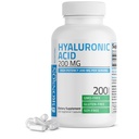 Bronson Hyaluronic酸200 MGの高い効力の接合箇所の健康及び健康な皮サポート、非GMO、200のベジタリアンのカプセル