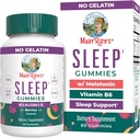 MaryRuth Organics Melatonin Gummies | 5mg Sleep Gummies with Vitamin B6 | オーガニックカインシュガーで作製 | リラックス&大人向け睡眠サポート | ヴィーガン | ノンGMO | グルテンフリー | 60カウント