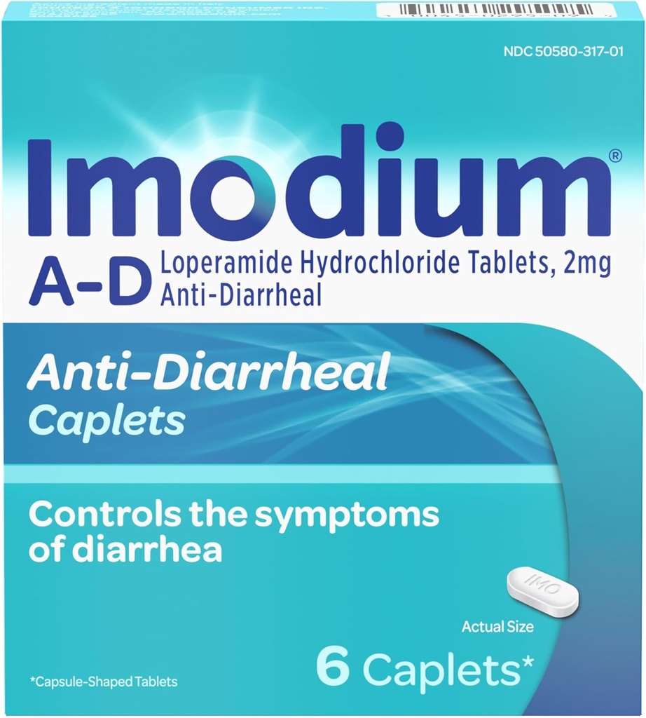 Imodium A-DのDiarrheaの救助はLoperamide HClの反Diarrhealの薬とAcute及び旅行者のDiarrhea、HSA/FSAの適性、6つのctのためにDiarrheaの症状を制御するのを助けます