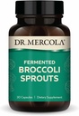 Dr. Mercola Organic Fermented Broccoli Sprouts - 超抗酸化剤を提供 - 解毒プロセスをサポート - 有機全ブロッコリー - 非GMO、グルテンフリー&大豆フリー - 30カプセル(30サービング)