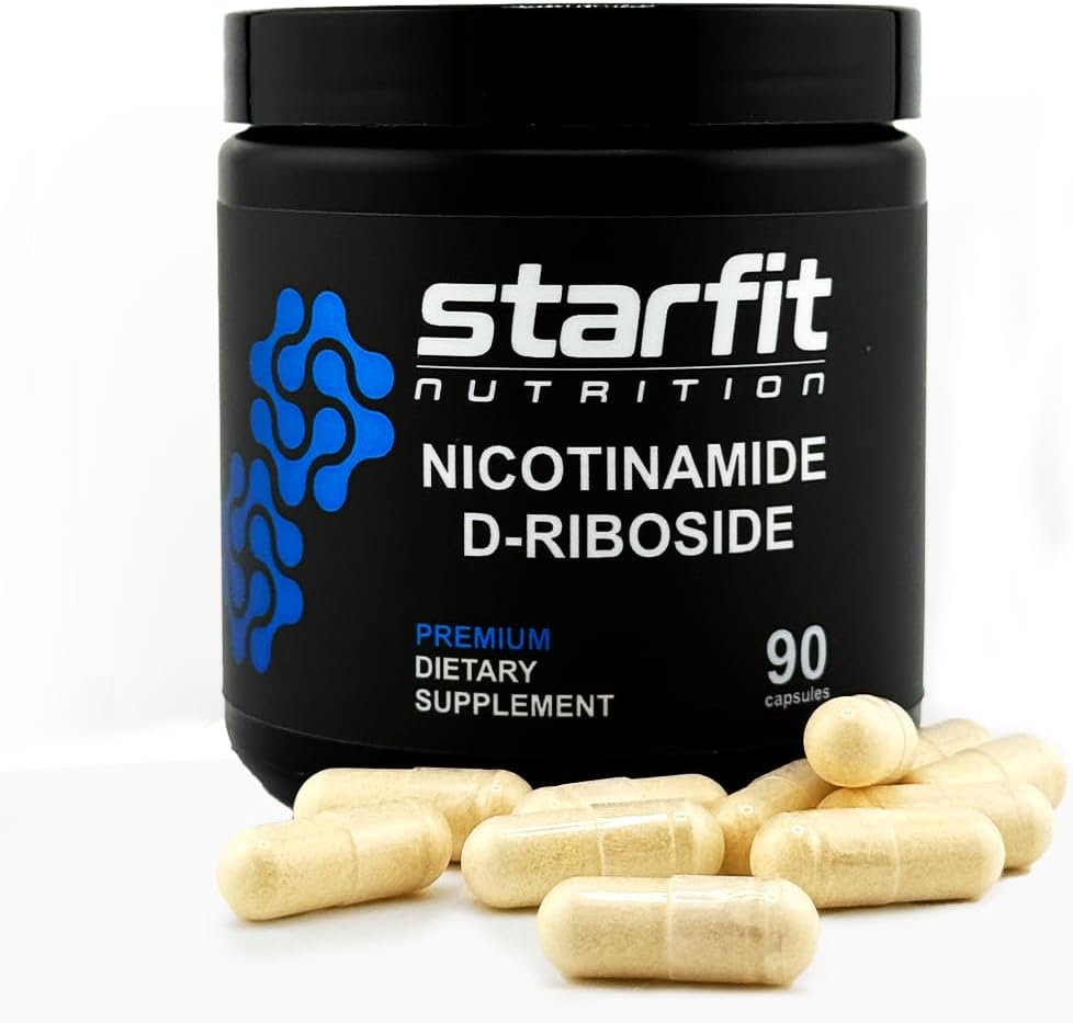 STARFIT - ニコチンアミドD-Riboside、ブースターNAD +、エネルギー&フォーカスサプリメント、アンチエイジングセルラーサポート、90カプセル