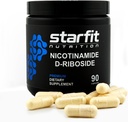 STARFIT - ニコチンアミドD-Riboside、ブースターNAD +、エネルギー&フォーカスサプリメント、アンチエイジングセルラーサポート、90カプセル