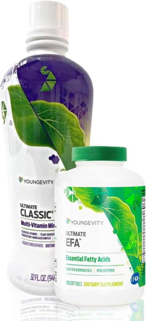 Youngevityの古典的な90のパックの高度のMultivitamin - 90+のビタミン、鉱物、アミノ酸、脂肪酸 - 植物の派生物 - 非常に吸収性- (30の日の供給)