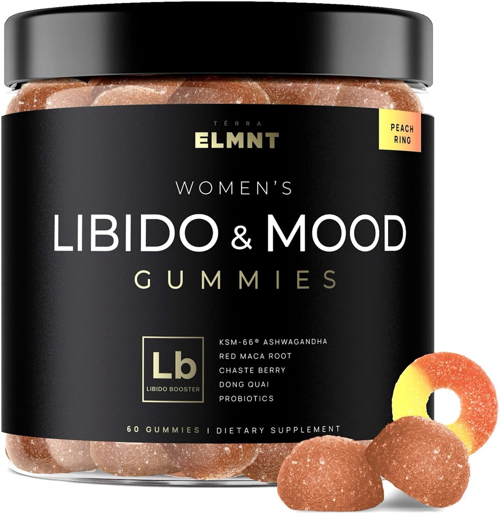 女性KSM-66 Ashwagandhaのグミのための4,050mg Libidoのブスターw. 30x強さの赤いマカの根-女性のCortisolの減力剤及び圧力救助のガミーのための最も強い女性のLibidoの気分のブスター+ホルモンのバランス