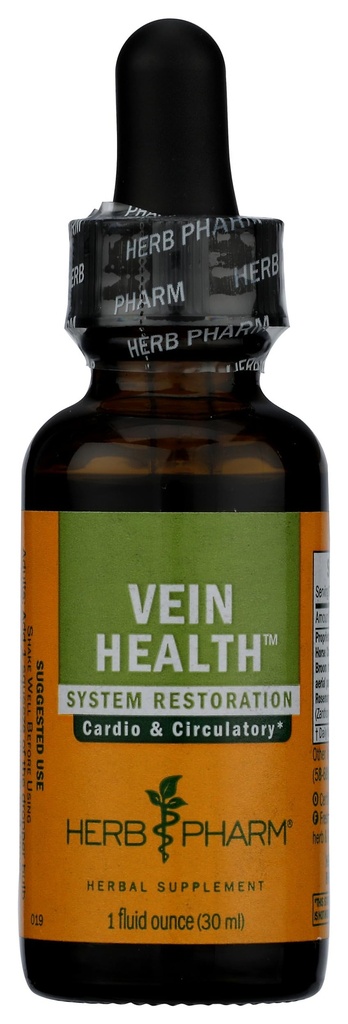 Herb Pharmの静脈の健康の心臓血管および循環システム サポートのための液体の草の方式、1 Fl Oz