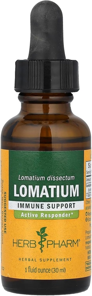 Herb Pharm Lomatium Liquid Extract for Immune System Support - 1 Ounce