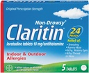 Claritin 24時間の非眠気のアレルギーのタブレット、10のmg、5の計算(708164)